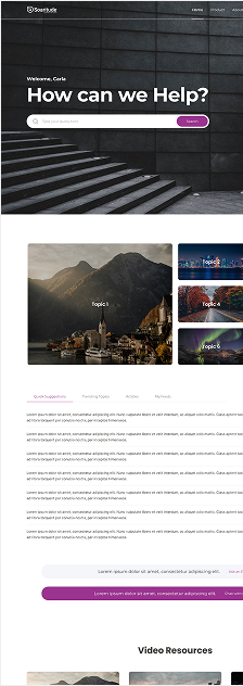 Website layout, Form variant 4